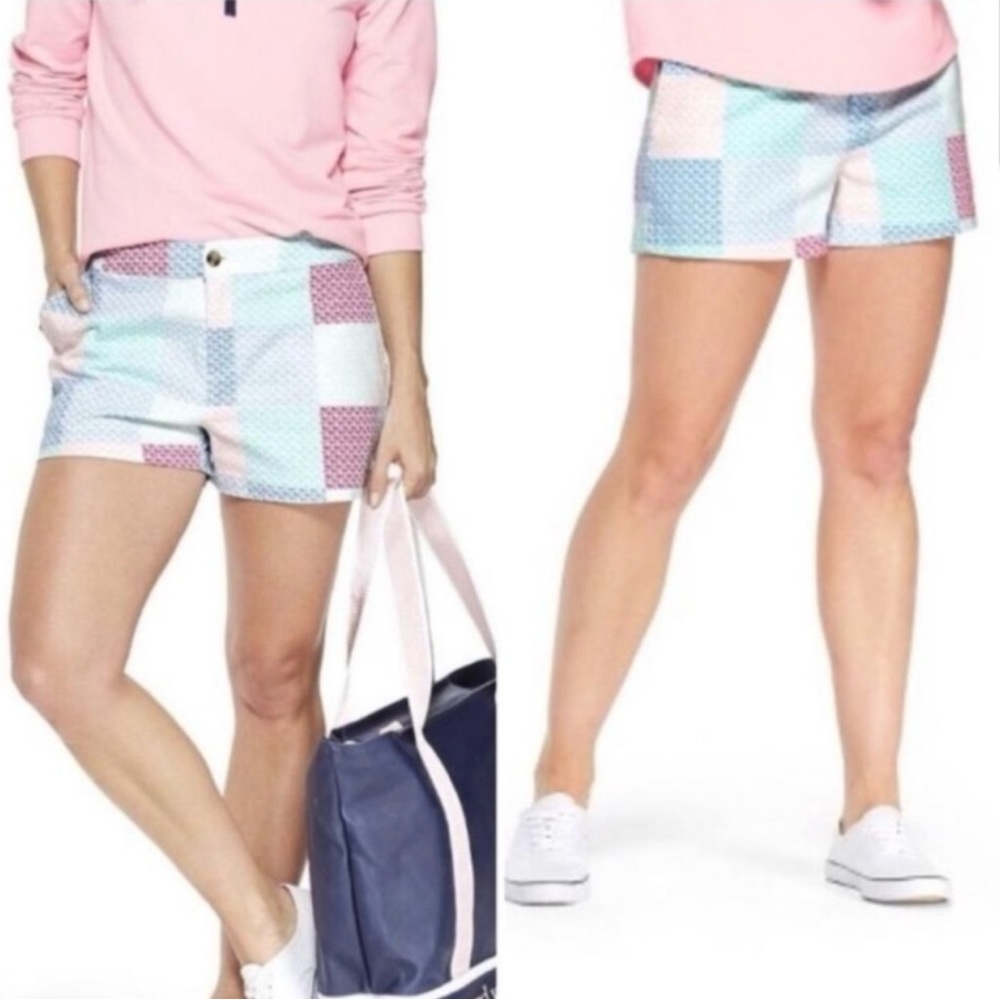 Vineyard Vines Patchwork Shorts, Women’s size 6 NWOT